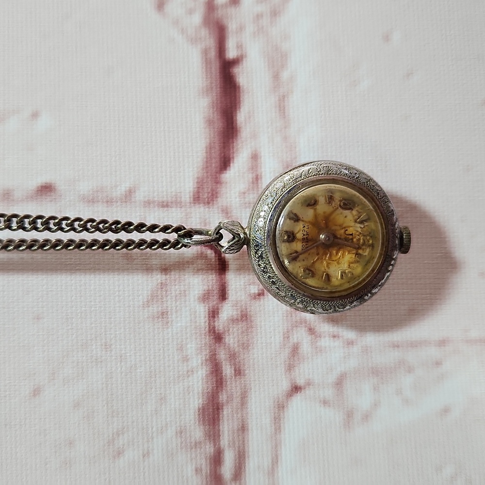 SWISS Vintage Watch and Chain